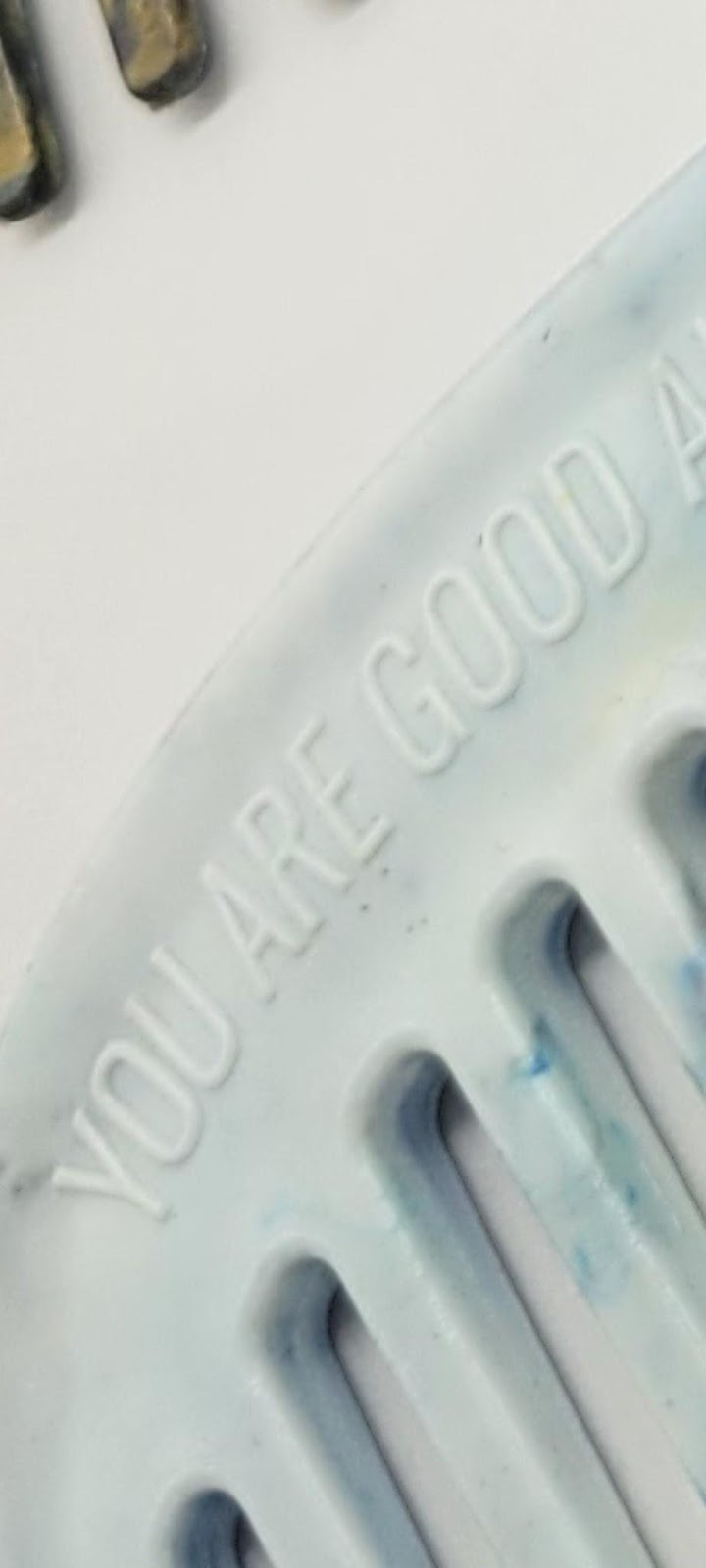You are good, signature Yukon Plastics comb